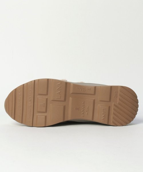 フェイクファーモチーフハイカットスニーカー 