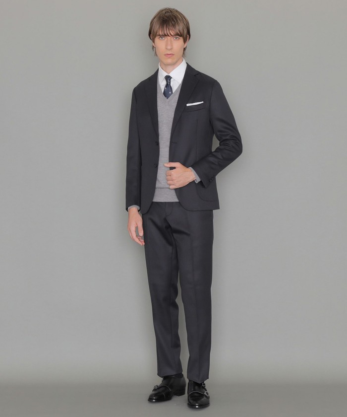7ゲージ天竺Vネックプルオーバー(505632577)|HANKYU MEN'S / 阪急メンズ