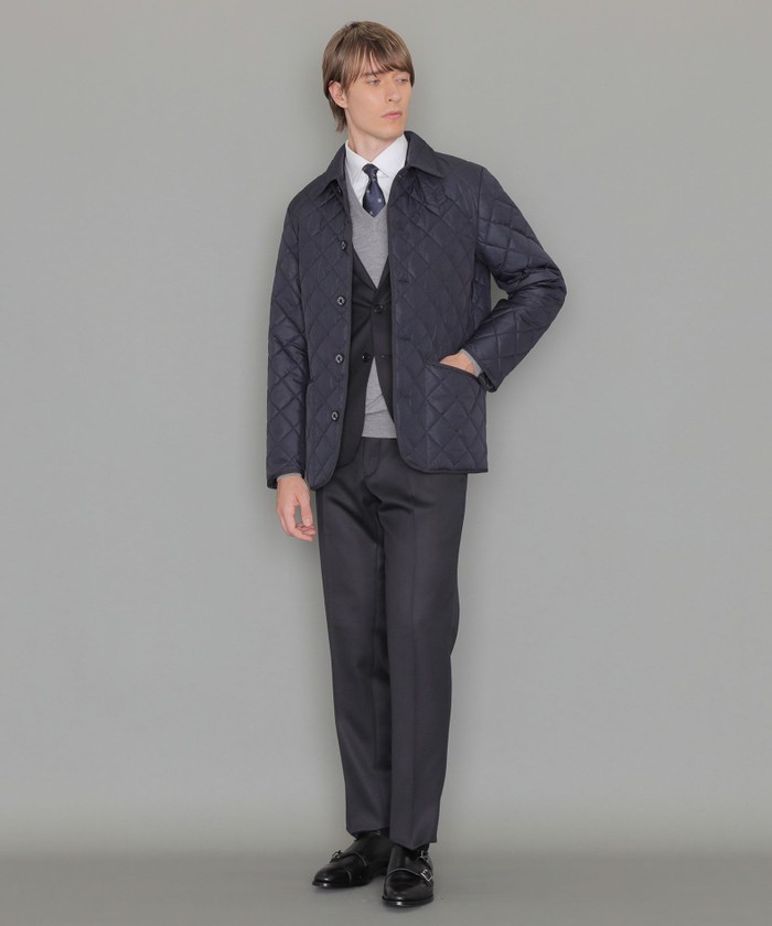 7ゲージ天竺Vネックプルオーバー(505632577)|HANKYU MEN'S / 阪急メンズ