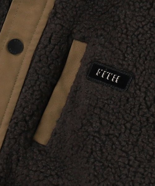 ヒートウォーム シープボア リバーシブルコート 