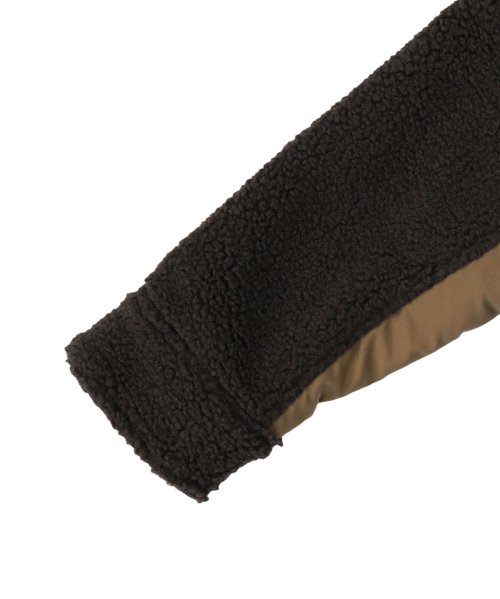 ヒートウォーム シープボア リバーシブルコート 