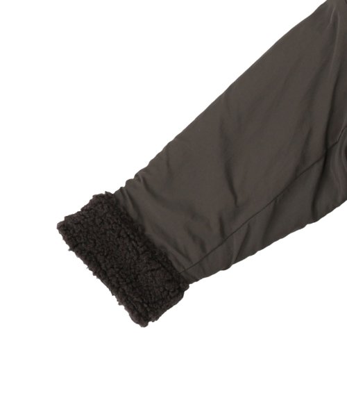 ヒートウォーム シープボア リバーシブルコート 