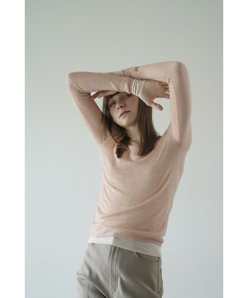 セール】SHEER LAYERED KNIT TOPS(505708711) | クラネ(CLANE) - MAGASEEK