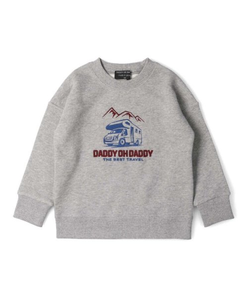 DaddyOhDaddy(ダディオダディ)/【子供服】 Daddy Oh Daddy (ダディオダディ) 日本製車サガラ刺繍裏起毛トレーナー 90cm～140cm V50624/img01