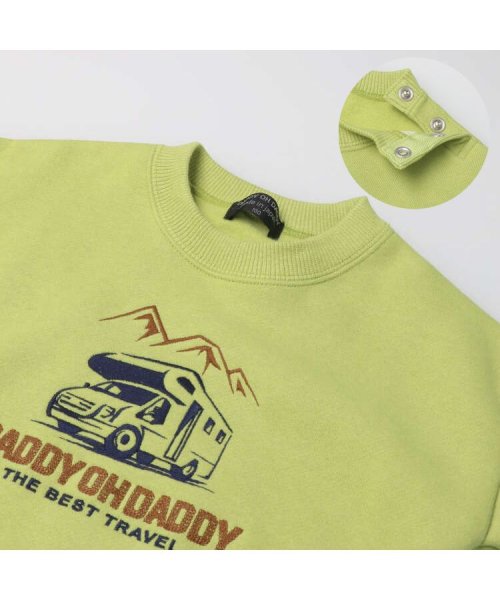 DaddyOhDaddy(ダディオダディ)/【子供服】 Daddy Oh Daddy (ダディオダディ) 日本製車サガラ刺繍裏起毛トレーナー 90cm～140cm V50624/img03