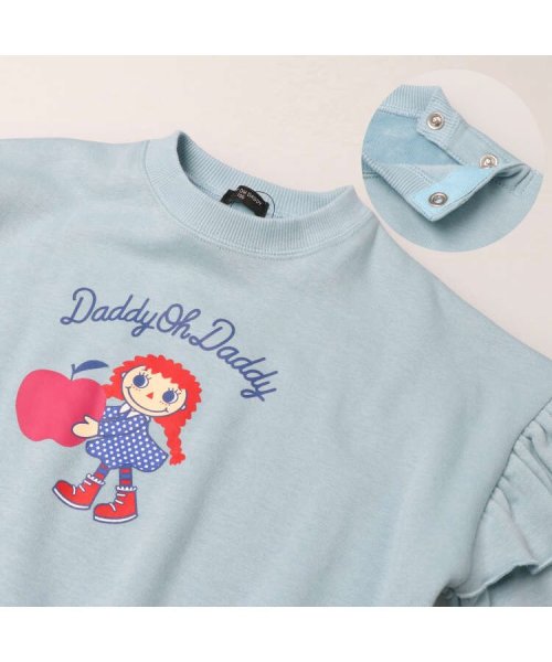 DaddyOhDaddy(ダディオダディ)/【子供服】 Daddy Oh Daddy (ダディオダディ) 袖フリルダディコ爆温裏起毛トレーナー 90cm～130cm V60651/img03