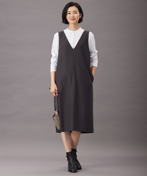 J.PRESS LADIES（LARGE SIZE）(J．プレス　レディス（大きいサイズ）)/【洗える】ウールスムース ジャンパースカート/img04