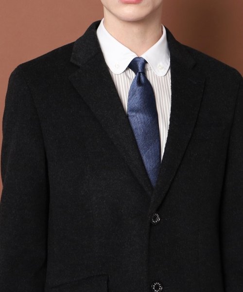 ウールカシミヤ チェスターコート 