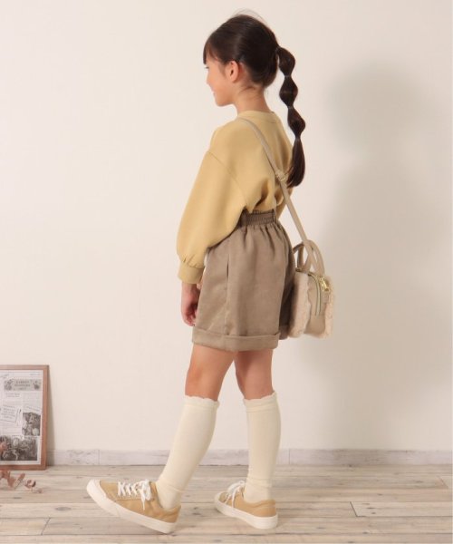 ikka kids(イッカ　キッズ)/フェイクスエードポンポン付きハーフパンツ（120〜160cm）/img20