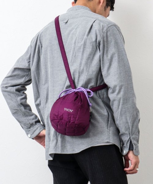 NOLLEY’S goodman(ノーリーズグッドマン)/【TAION/タイオン】DRAW STRING DOWN BAG S /img43