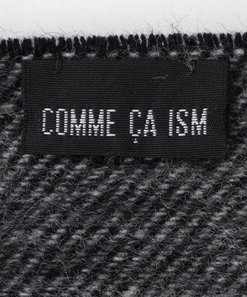 COMME CA ISM MENS(コムサイズム（メンズ）)/ウール カシミヤ ＢＩＧチェック マフラー/img10