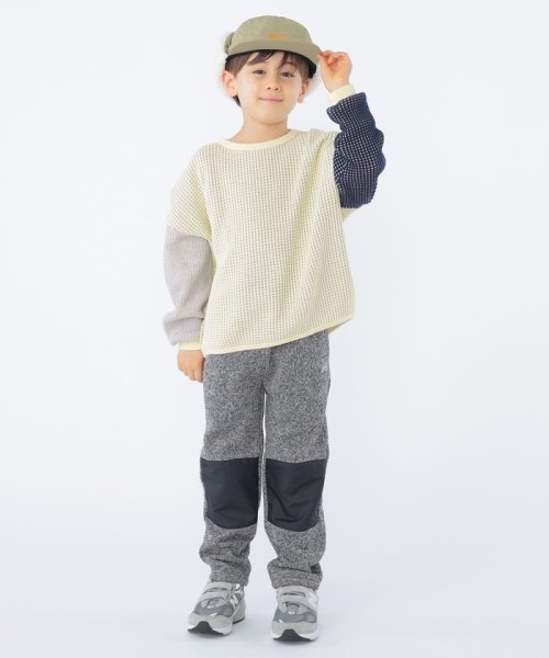 SHIPS KIDS(シップスキッズ)/SHIPS KIDS:100～130cm / ポコポコ ワッフル 長袖 カットソー/img19