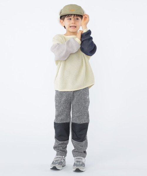 SHIPS KIDS(シップスキッズ)/SHIPS KIDS:100～130cm / ポコポコ ワッフル 長袖 カットソー/img20