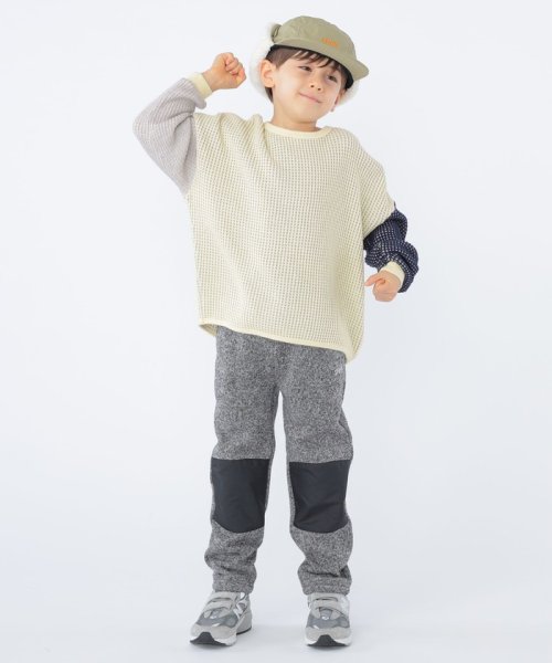 SHIPS KIDS(シップスキッズ)/SHIPS KIDS:100～130cm / ポコポコ ワッフル 長袖 カットソー/img23