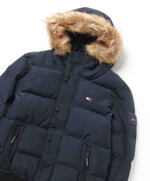 TOMMY HILFIGER(トミーヒルフィガー)/【TOMMY HILFIGER / トミーヒルフィガー】ファー付き 中綿 フード ダウン 159AP863/img03