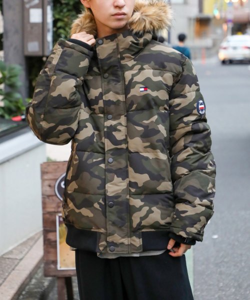 【TOMMY HILFIGER / トミーヒルフィガー】ファー付き 中綿 フード ダウン 159AP863 中綿 フード HILFIGER トミーヒルフィガー】ファー付き 159AP863 ダウン / 【TOMMY L1428880564(10890円)
