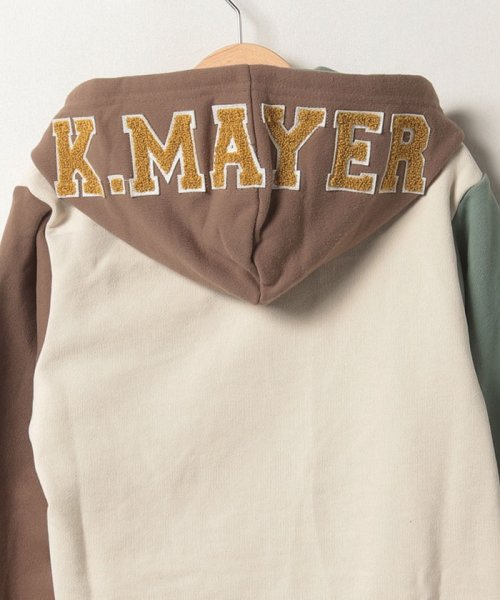 KRIFF MAYER(クリフ メイヤー)/裏起毛フードロゴパーカー（130～170cm）/img05