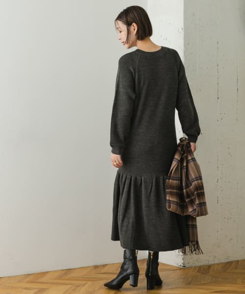 URBAN RESEARCH ROSSO(URBAN　RESEARCH　ROSSO)/F by ROSSO　ウォッシャブル抗ピルニットワンピース/img10