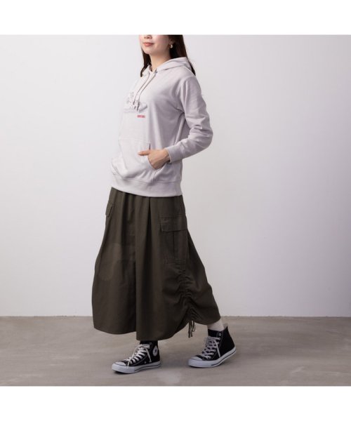 MAC HOUSE(women)(マックハウス（レディース）)/CONVERSE コンバース シューズラバープリント裏毛パーカー 2182－0851/img05