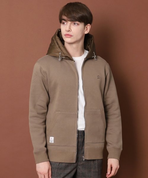 【MonoMax11月号掲載】ダウンフード ハイブリッドパーカ 