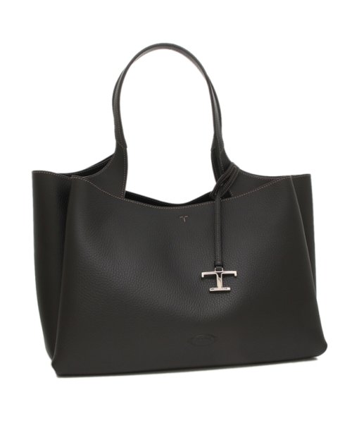 TODS(トッズ)/トッズ トートバッグ Tタイムレス ロゴ Tチャーム ブラック レディース TODS XBWAPAF9300 QRI B999/img01