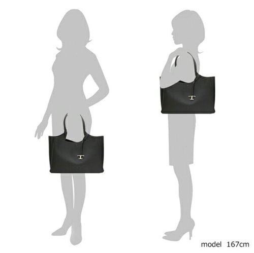 トッズ トートバッグ Tタイムレス ロゴ Tチャーム ブラック レディース TODS XBWAPAF9300 QRI B999 TODS トッズ トートバッグ Tタイムレス ロゴ Tチャーム ブラック レディース XBWAPAF9300 QRI