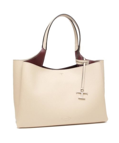 TODS(トッズ)/トッズ トートバッグ Tタイムレス ロゴ Tチャーム ベージュ レディース TODS XBWAPAF9300 QRI 5O90/img01