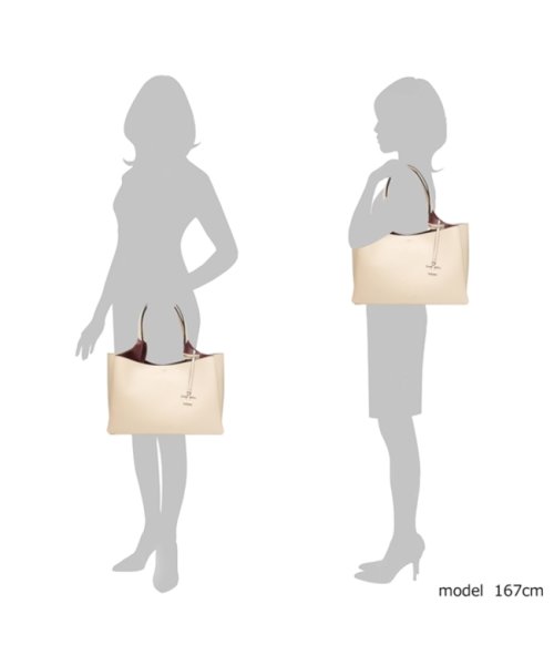 トッズ トートバッグ Tタイムレス ロゴ Tチャーム ベージュ レディース TODS XBWAPAF9300 QRI 5O90 TODS トッズ トートバッグ Tタイムレス ロゴ Tチャーム ベージュ レディース XBWAPAF9300 QRI