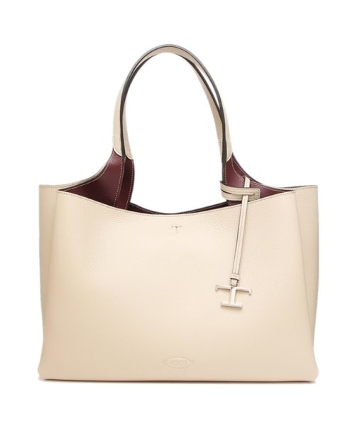 TODS(トッズ)/トッズ トートバッグ Tタイムレス ロゴ Tチャーム ベージュ レディース TODS XBWAPAF9300 QRI 5O90/img05