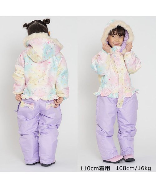 moujonjon(ムージョンジョン)/【子供服】 JollyJury (ジョリージュリー) ユニコーン柄スノーコンビ・スノーウェア 80cm～130cm F60782/img12