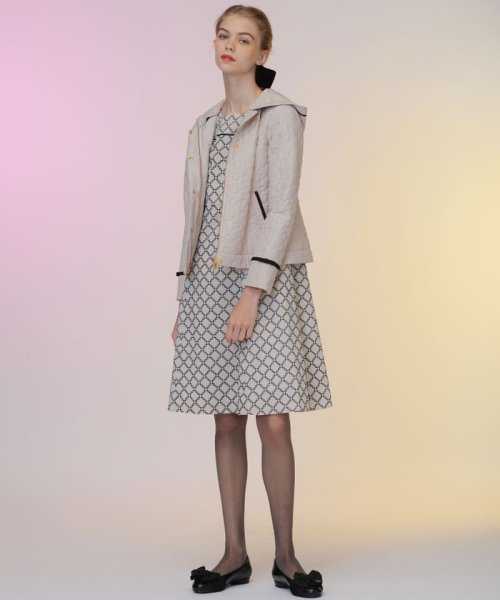 LAURA キルティングショートコート 