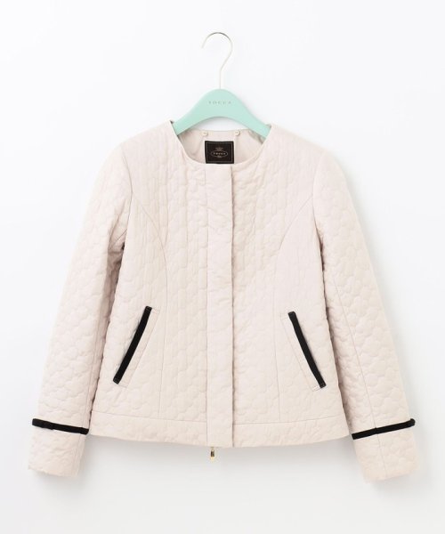 LAURA キルティングショートコート 