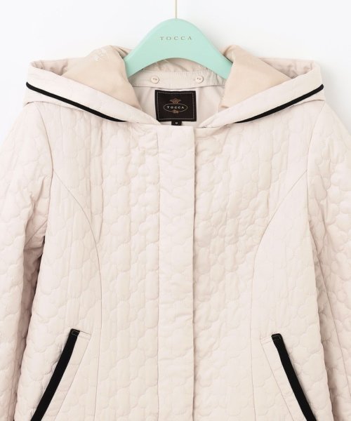 LAURA キルティングショートコート 