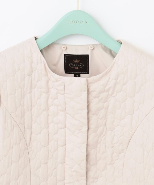 LAURA キルティングショートコート 