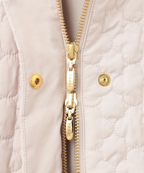 LAURA キルティングショートコート 