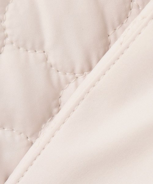 LAURA キルティングショートコート 