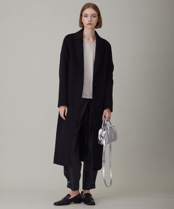SALE 【美品】ロロピアーナ 大きいサイズ カシミヤ リバーコート 上品 高級 ロロピアーナウールカシミヤ チェスターコート(505728564)｜阪急百貨店