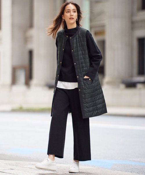 【洗える】ライトダウン ジレ 