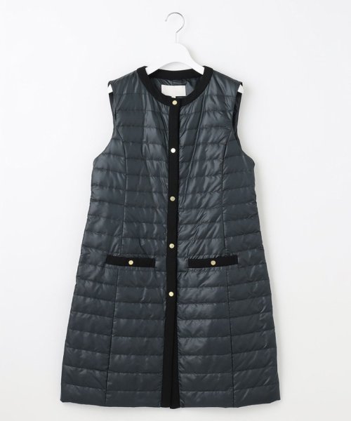 【洗える】ライトダウン ジレ 