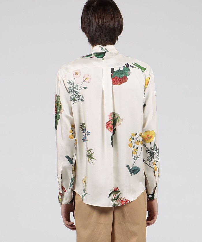 CABaN BLOOMIN ART シルクツイル レギュラーカラーシャツ - Thebuildteam 