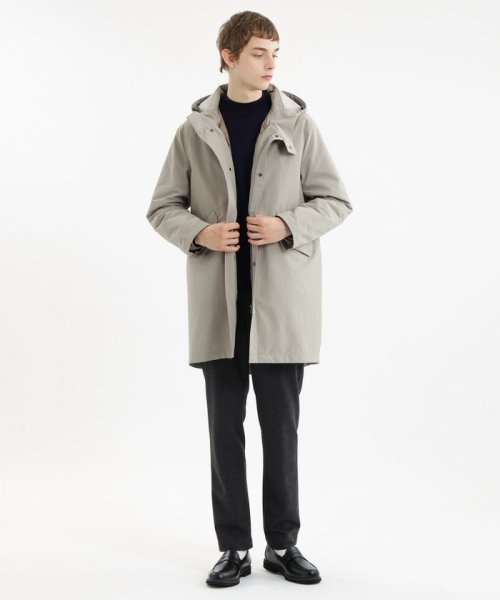 高密度マットタフタ 3WAYモッズコート with TAION 