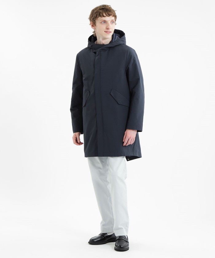 高密度マットタフタ 3WAYモッズコート with TAION(505395918)｜HANKYU