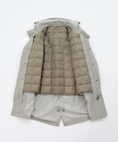 高密度マットタフタ 3WAYモッズコート with TAION 