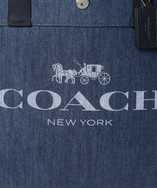 COACH(コーチ)/コーチ 67415 トートバッグ キャンバス デニム A4サイズ対応可/img05