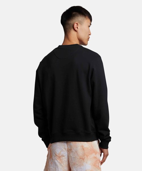 【LYLE&SCOTT】ライル＆スコットオーガニックコットンクルートレーナー 