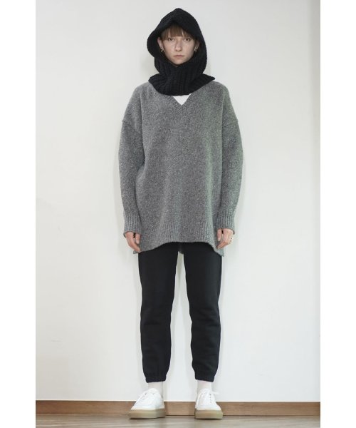 CLANE(クラネ)/OVER V NECK KNIT TOPS/img13