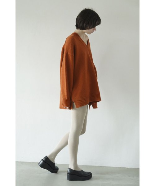 CLANE(クラネ)/OVER V NECK KNIT TOPS/img20