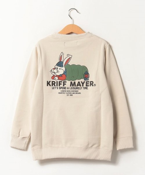 KRIFF MAYER(クリフ メイヤー)/裏起毛キャンプラビットクルーB（100～130cm）/img01