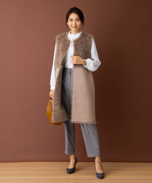 リバーシブル切替ロングジレ 