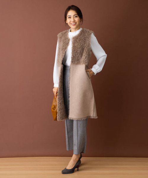 リバーシブル切替ロングジレ 